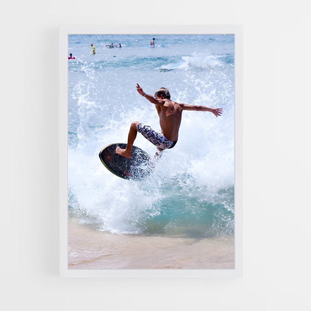 Poster Exile skimboards (vue 3)